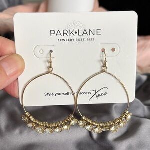 Park Lane Gold “Castle” Earrings